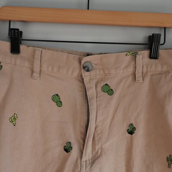 Raw Yarn Industries Stretch Twill 36 Cotton Lightweight Cactus Chino Shorts - Picture 3 of 11